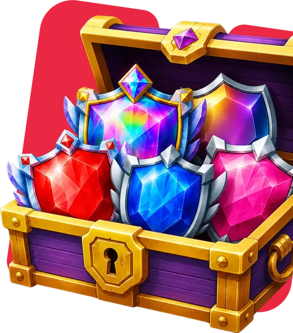 NetBet Casino treasure chest with crystals